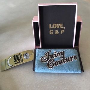 Juicy Couture drop in key purse-box